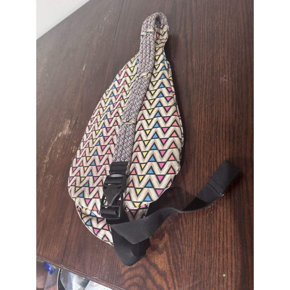 Kavu Rope Crossbody Pattern Sling Outdoors Hiking Hippie Backpack Bag - Picture 3 of 6